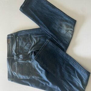 Paige Jimmy Jimmy straight womens Jean 26 dark wash with distressing